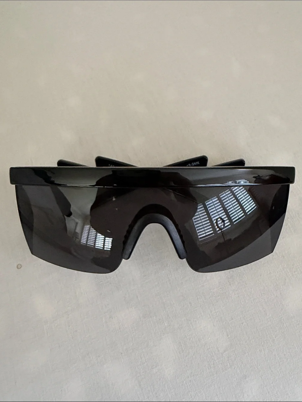 Riff Raff Raver Shield Visor Sunglasses - Black